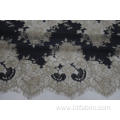 Nylon Polyester Cation Panel Lace Fabric